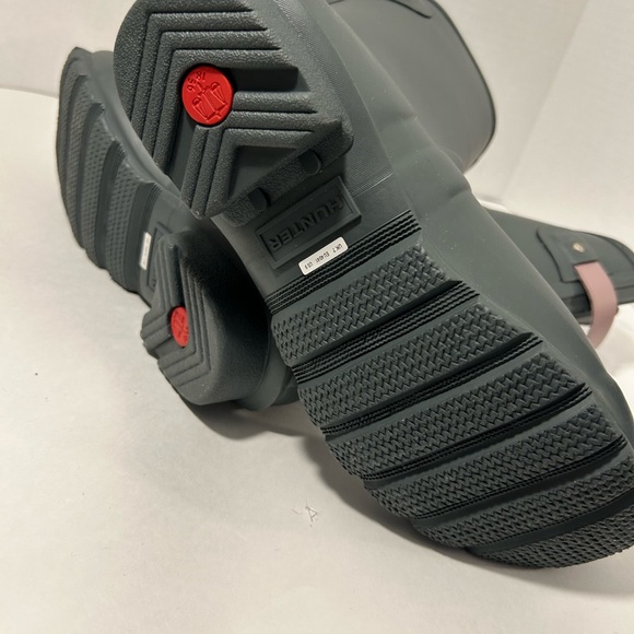 Women’s Hunter Original Back Adjust Short Boot Size 9 Firth/Atlantis Pre Owned - Picture 4 of 4